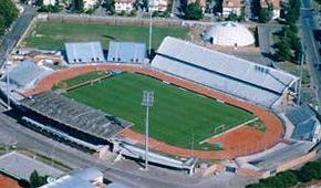 Stade Carlo Castellani vu du ciel