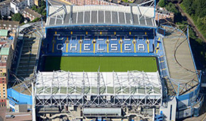 Stade de Stamford Bridge vu du ciel