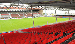 Stade Francis Le Blé vu des tribunes