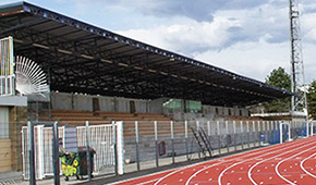 Stade Georges Carcassonne vu des tribunes