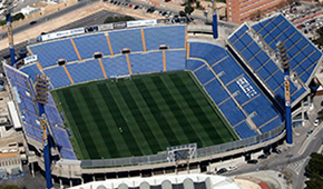 Stade José Rico Pérez vu du ciel