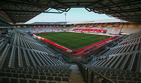 Stade Marcel Picot vu des tribunes