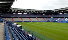 Stade Michel d'Ornano vu des tribunes
