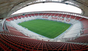 Stade Nueva Condomina vu des tribunes
