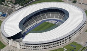 Stade Olympique de Berlin vu du ciel